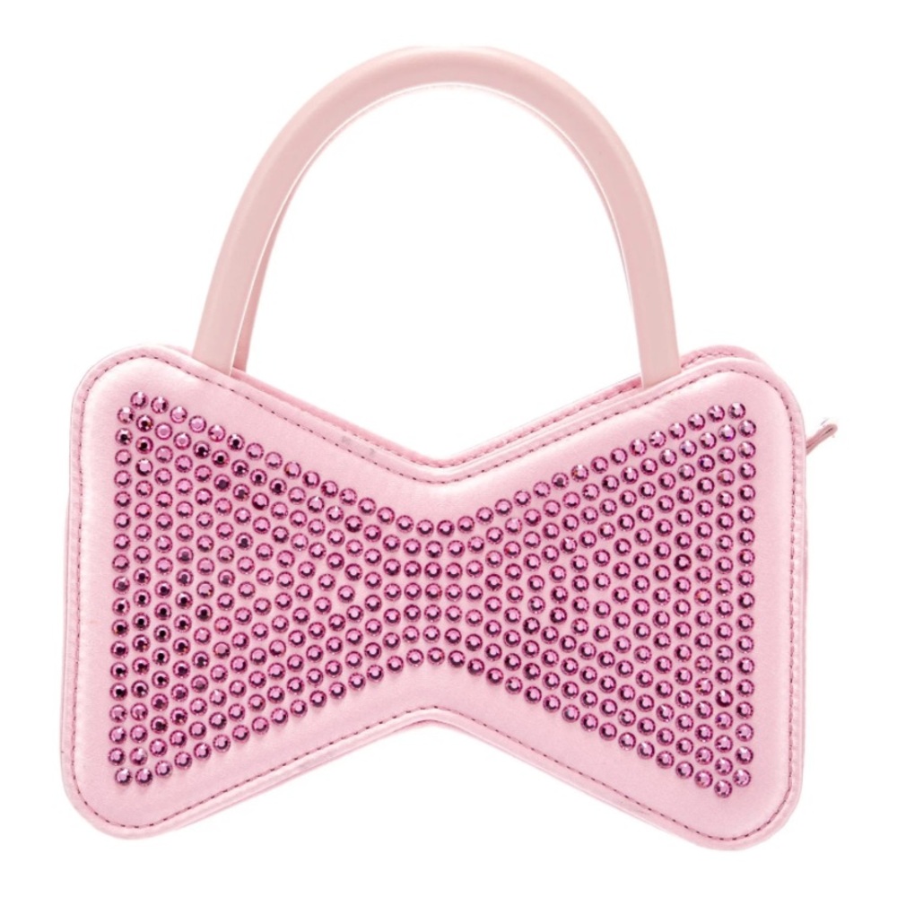 Mach & Mach satin crystal handbag